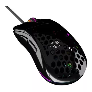 Mouse Gamer De Juego Vsg  Aquila Air Negro Brillante