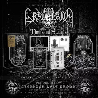 Graveland - Thousand Swords . Deluxe Edition  Casette 