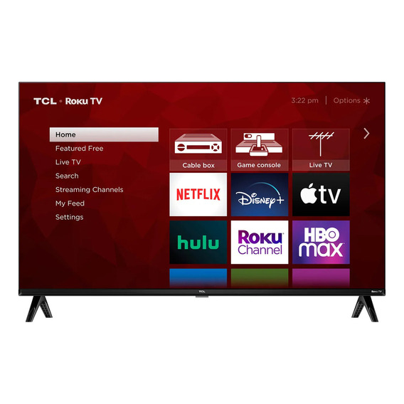 Pantalla Tcl 32 Pulgadas Clase 3 Series 32S355 Hd Led Smart Roku Tv