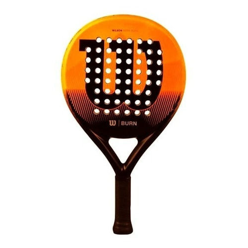 Pala De Padel Burn Elite V2 Wilson Color Naranja/Negro