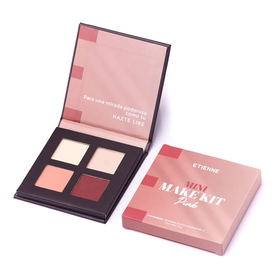 Paleta De Sombras Mini Etienne Make Kit Pink X4