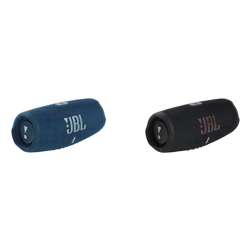JBL Charge 5 Pack de 2 Altavoces Bluetooth Impermeables IP67, negro y azul