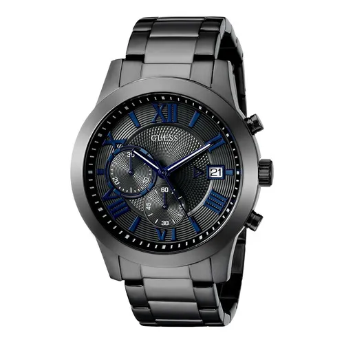 Reloj Hombre Guess U0668g2 Cuarzo Pulso Gris En Acero