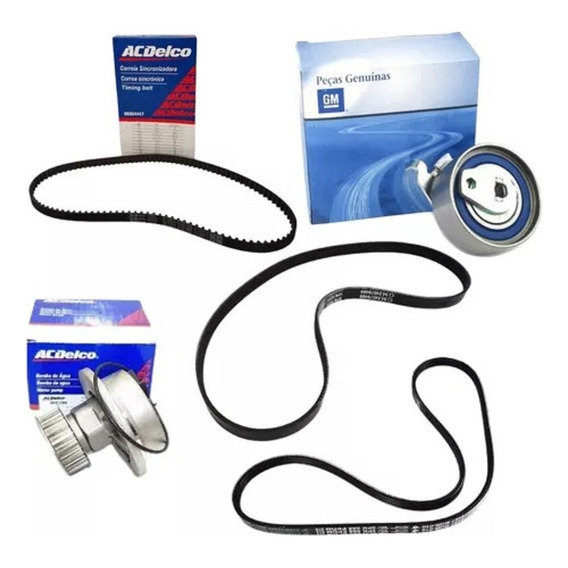 Kit Distribucion + Bomba Acdelco + Correas Poly V Prisma 