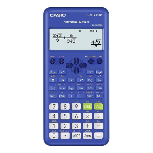Calculadora Casio Fx-82laplus-bu Casio Color Azul