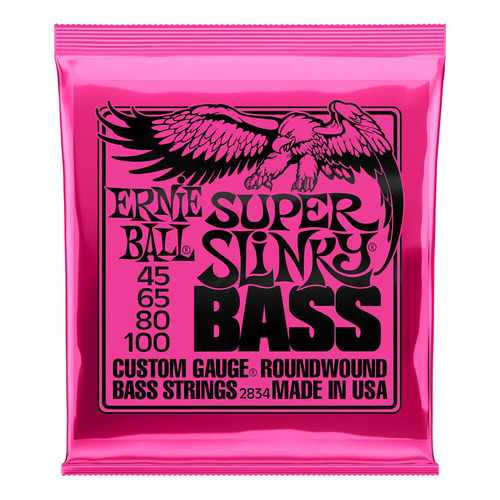 Cuerdas Bajo Ernie Ball Super Slinky 45-100