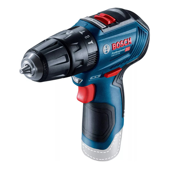 Taladro Atornillador Percutor inalámbrico Bosch 12v Gsb 12v-30 Brushless Sin batería ni cargador