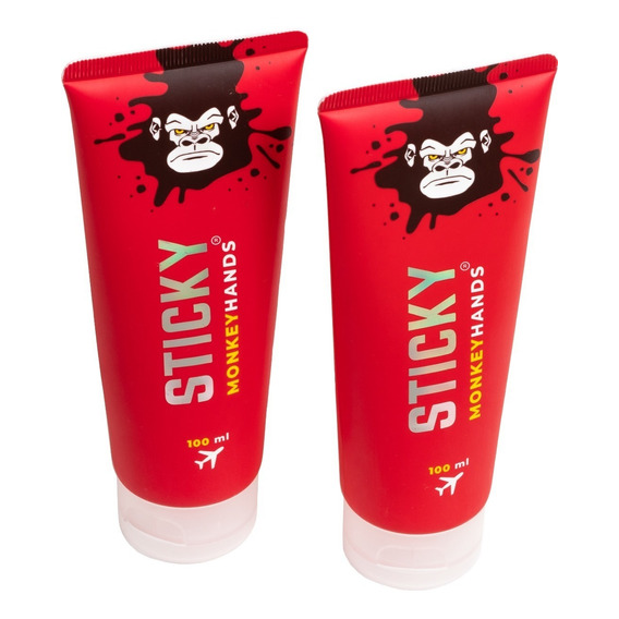 Monkey Hands Grip Sticky 100 Ml, (pack Of 2) Travel Size