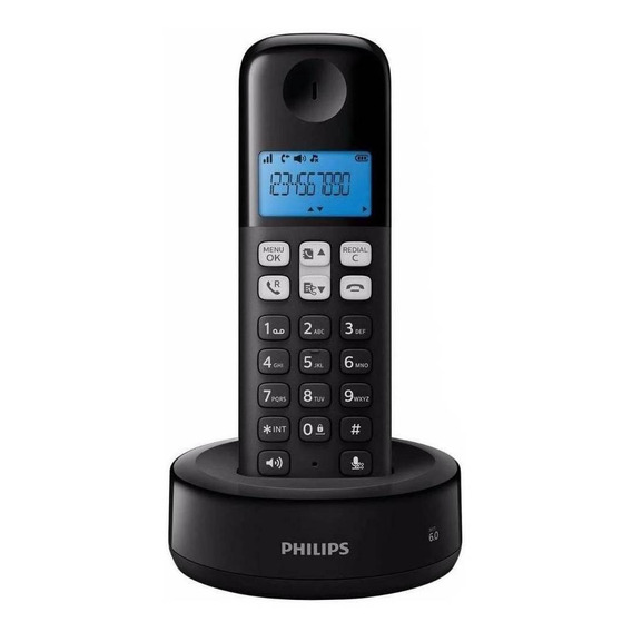 Teléfono inalámbrico Philips D131 negro