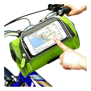 Porta Celular Bicicleta Pantalla Tactil Banano Impermeable 