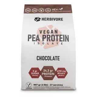 Proteina Vegana Aislada Herbivore 2lbs Chocolate Sin Gluten