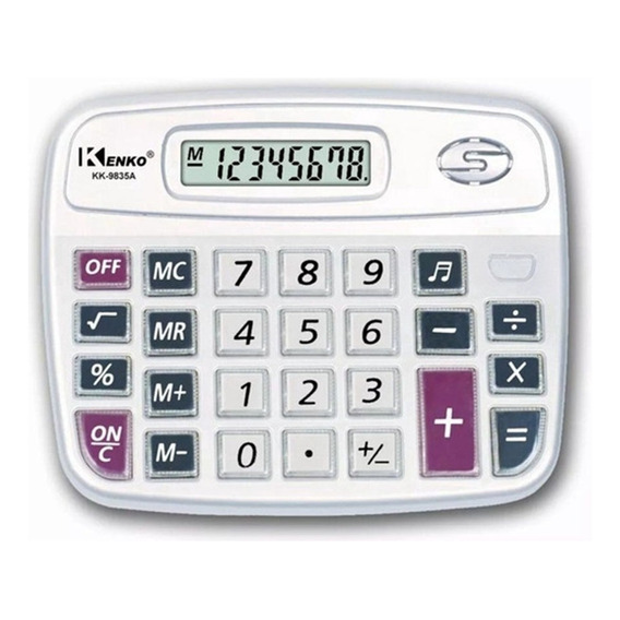 Calculadora Kenko Numeros Grandes 8 Digitos
