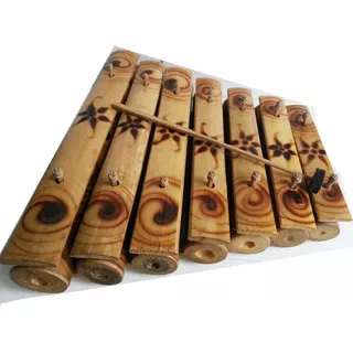 Xilofono Pentatónico Bambu 7 Notas.