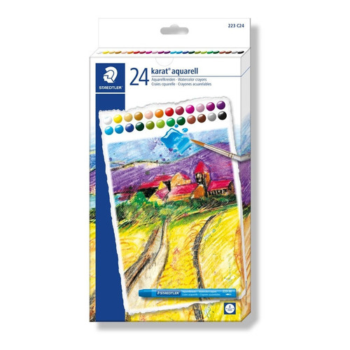 Crayones Acuarelables Staedtler Karat Aquarell X 24 Colores