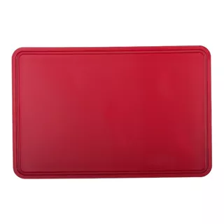 Tabla De Picar Gigante De Corte 60x40x1.5 Profesional Colore Color Rojo