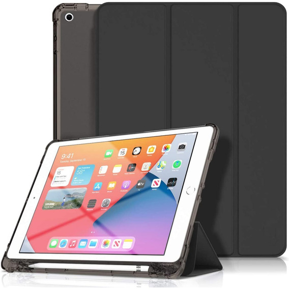 Funda Con Tapa Smart Y Slot Para Lapiz Para iPad 10.2 (7/8)