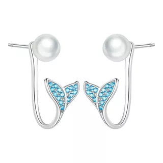 Aretes Plata Esterlina Aletas Krasha Para Dama Clkfs0q45