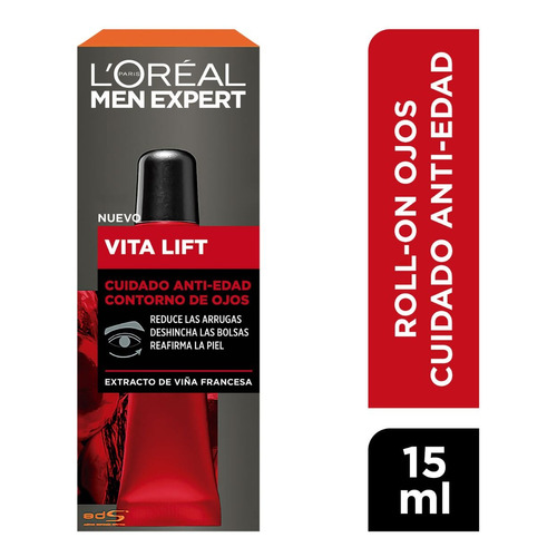 Roll On Vitalift Ojos L'oréal Men Expert Tipo de piel Todo tipo de piel