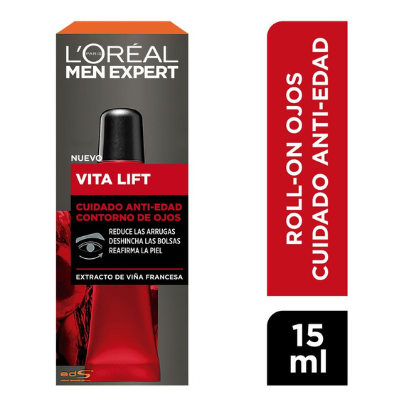 Roll On Vitalift Ojos L'oréal Men Expert Tipo de piel Todo tipo de piel