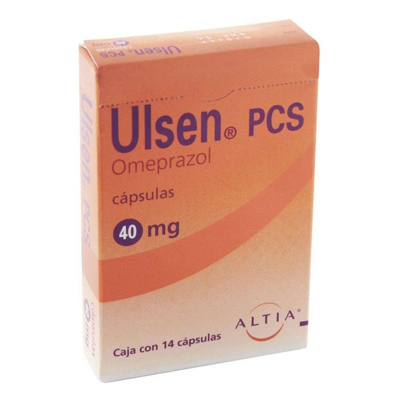 Ulsen Pcs 40 Mg Caja Con 14 Cápsulas