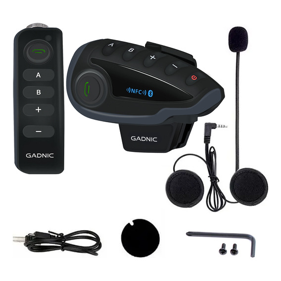 Intercom V8 Bluetooth Casco Moto Resistente Al Agua 1200m