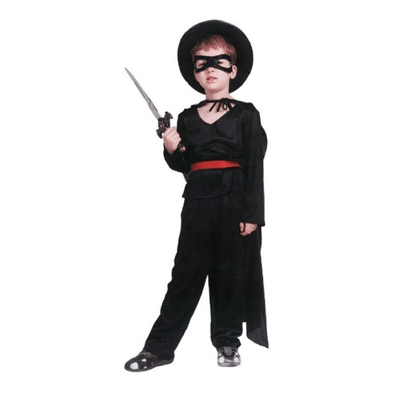 Disfraz El Zorro Niño Cotillón Activarte Halloween