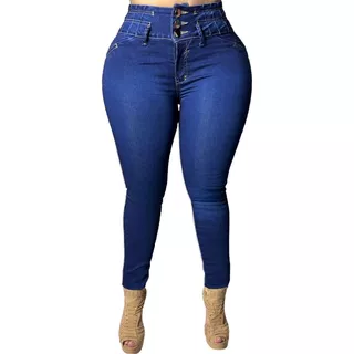 Pantalon Dama Colombiano Mezclilla Mujer Jeans