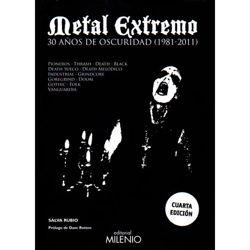 Libro (metal Extremo. 30 Años De Oscuridad (1981-2011)