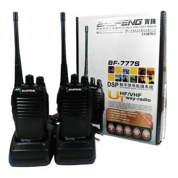 Radio Comunicaciones Baofeng X 2 Bf 777s Negro 3km Boquitoki