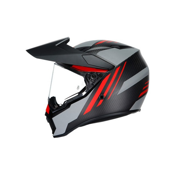 Casco Agv Ax-9  Carbon Solid Refractive 014 Certificado