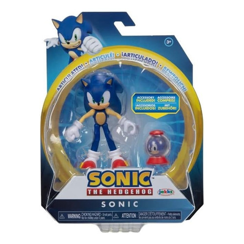 Sonic Figura De Accion - The Hedgehog 11 Cm Jakks