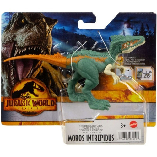 Dinosaurio Jurassic World Moros Intrepidus Rugidoferoz Verde