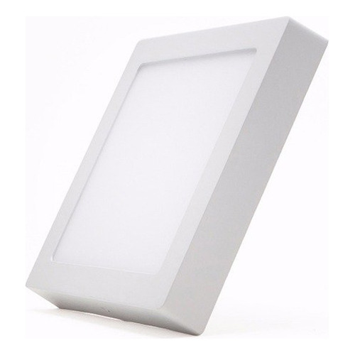 Plafon Led Cuadrado 18w - Ideal Para Hogar / Interiores Color Frío