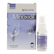Spray Anacastel Minoxidil 5% Solución Cabello Y Barba 60 Ml