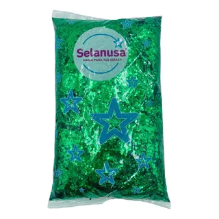 Diamantina Ultrabrillante Selanusa Decorar Manualidades 1kg Color C100 Verde Bandera
