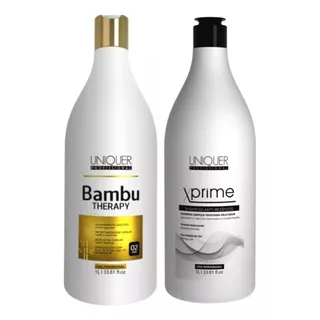 Progressiva Bambu Therapy Uniquer 1l. + Shampoo Anti-resíduo