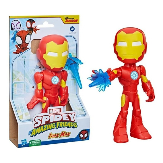 Figura De Acción Figura Spidey Iron Man Hasbro Marvel  Febo