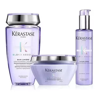 Kérastase Blond Absolu Lumiere - Shampoo + Masc + Leave In