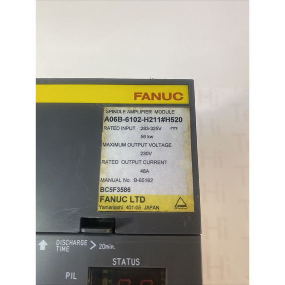 Fanuc  Amplificador Husillo A06b-6102-h211#h520
