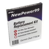 Newpower99 Kit De Repuesto De Batería Para Garmin Dezl 770lm