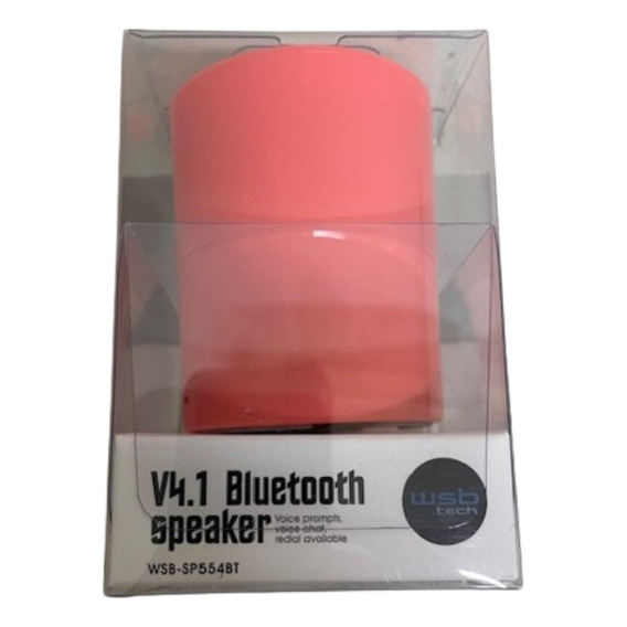 Parlante Bluetooth 5w Sp 554 Rojo
