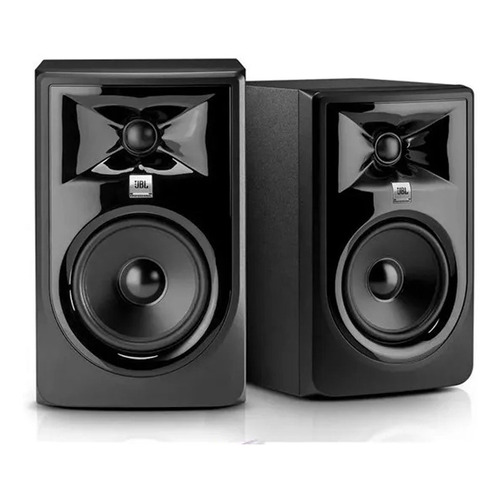 Monitores De Estudio Jbl Lsr 305 P Mk2 (el Par) En Stock! Color Negro