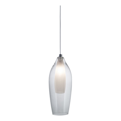 Lampara Colgante Mamushka 2 Transparente Diseño Apto Led