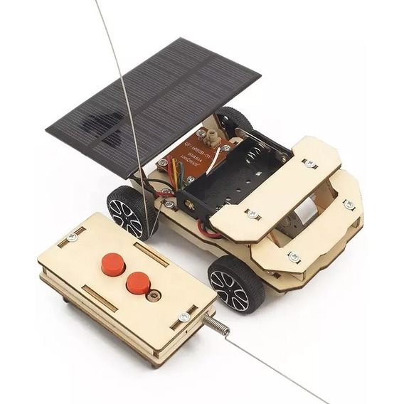Auto Solar Carro A Control Remoto Para Armar Educativo Stem