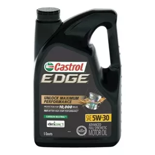 Aceite Para Motor Castrol Sintético 5w-30 Para Carros, Pickups & Suv De 1 Unidad X 4.73l