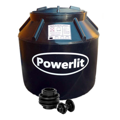 Tanque de agua Powerlit Bicapa vertical polietileno 300L de 75 cm x 83 cm