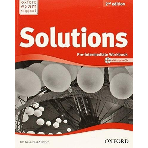 Solutions Pre Intermediate, De Aavv. Editorial Oxford En Inglés