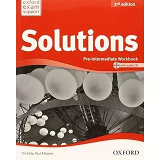 Solutions Pre Intermediate, De Aavv. Editorial Oxford En Inglés
