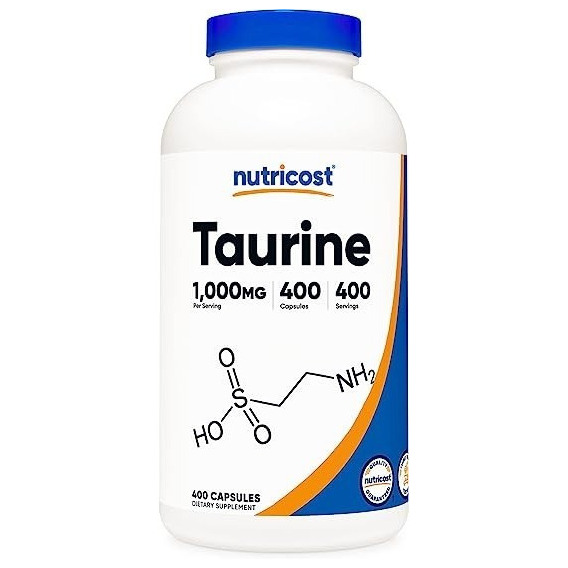 Original Nutricost Taurina 1000mg, 400 Capsulas