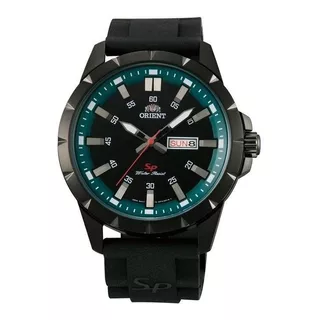 Reloj Orient Fug1x00ab Caucho Detalle Verde Calendario 